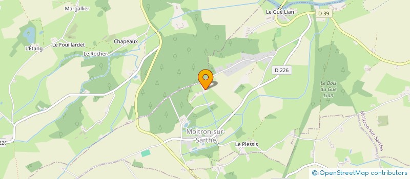localisation de l'entreprise MONSIEUR JEAN-LUC TESSIER  MOITRON-SUR-SARTHE