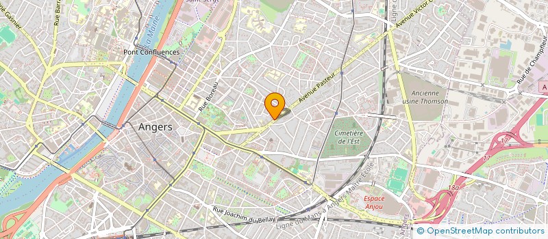 localisation de l'entreprise MONSIEUR JEAN-LUC THEOPHILE à ANGERS