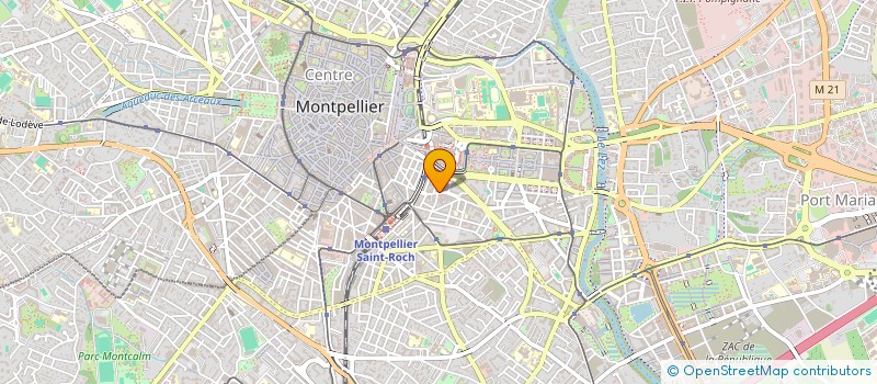 localisation de l'entreprise MONSIEUR JEAN-LUC THERON à MONTPELLIER