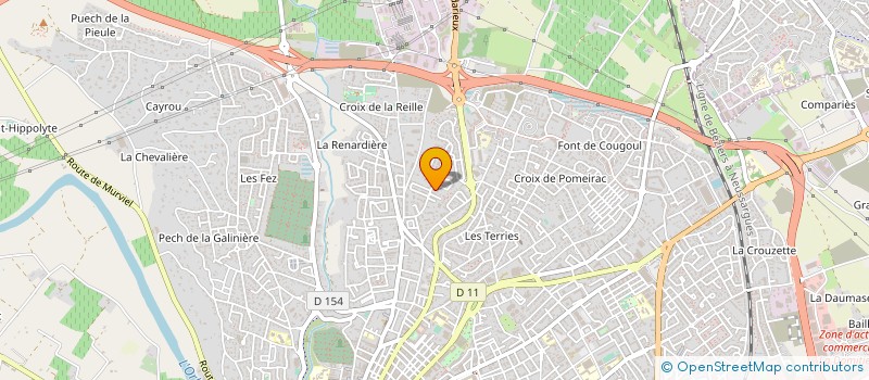 localisation de l'entreprise MONSIEUR JEAN LUC THIBAUDAT à BEZIERS
