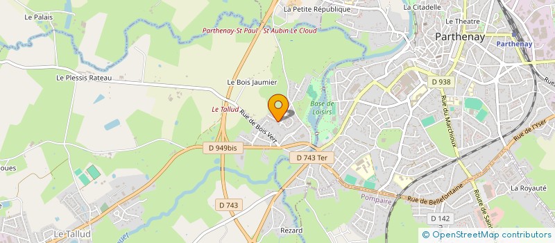 localisation de l'entreprise MONSIEUR JEAN-LUC THIBAULT  LE TALLUD