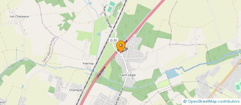 localisation de l'entreprise MONSIEUR JEAN LUC THINON  JAUNAY-MARIGNY