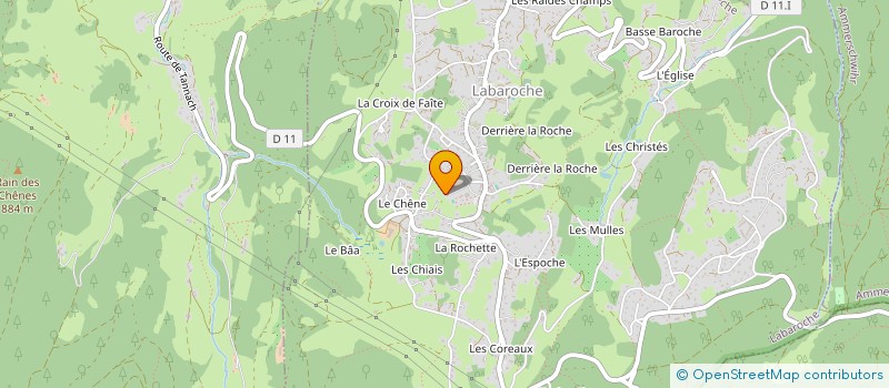 localisation de l'entreprise MONSIEUR JEAN-LUC THOMAS  LABAROCHE