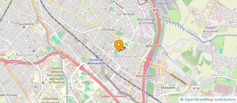 localisation de l'entreprise MONSIEUR JEAN LUC THOMAS à TOULOUSE