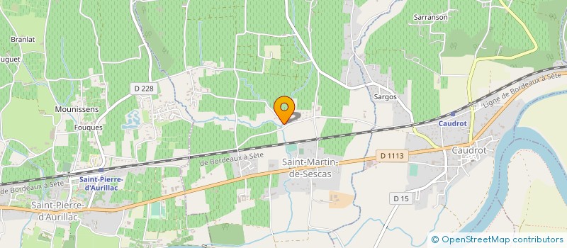 localisation de l'entreprise MONSIEUR JEAN-LUC THOREAU  SAINT-MARTIN-DE-SESCAS