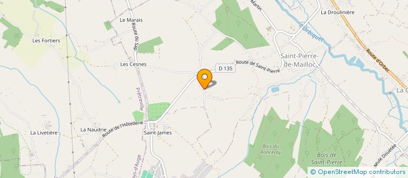 localisation de l'entreprise MONSIEUR JEAN-LUC TIENNOT  LA VESPIERE-FRIARDEL