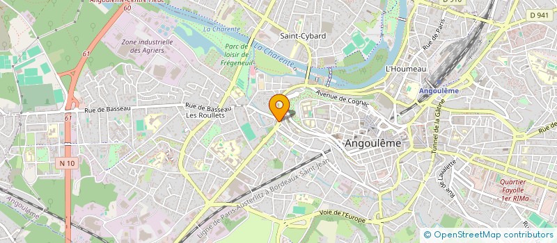 localisation de l'entreprise MONSIEUR JEAN-LUC TINAUT à ANGOULEME