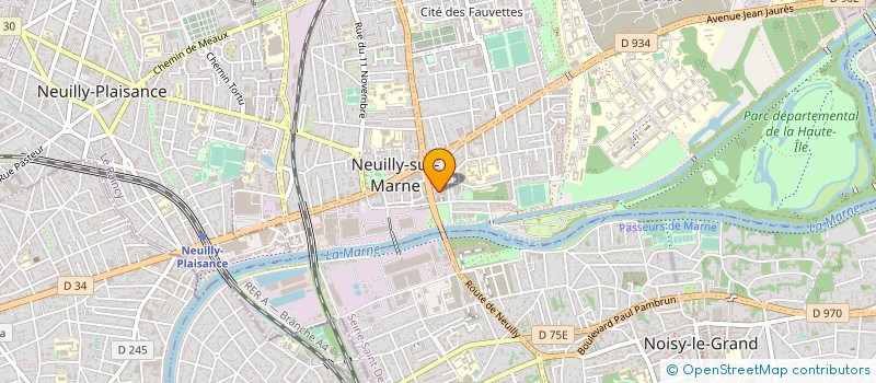 localisation de l'entreprise MONSIEUR JEAN-LUC TISSERAND à NEUILLY-SUR-MARNE