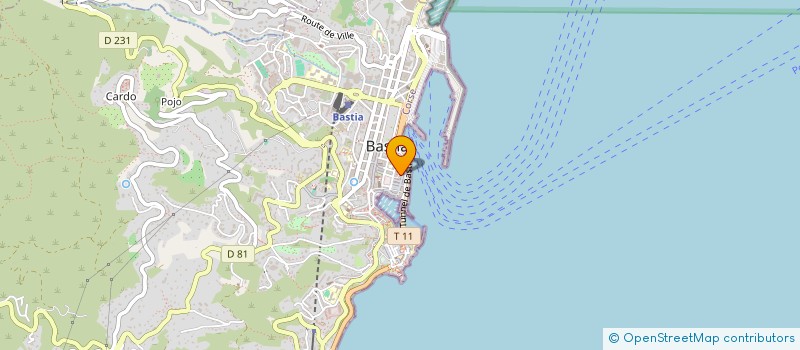 localisation de l'entreprise MONSIEUR JEAN LUC TOLAINI à BASTIA