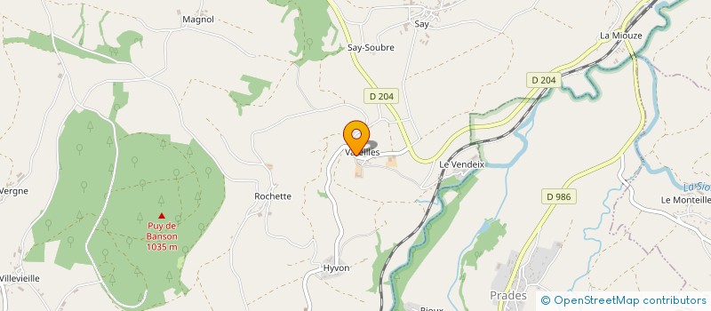 localisation de l'entreprise MONSIEUR JEAN-LUC TOURREIX  GELLES