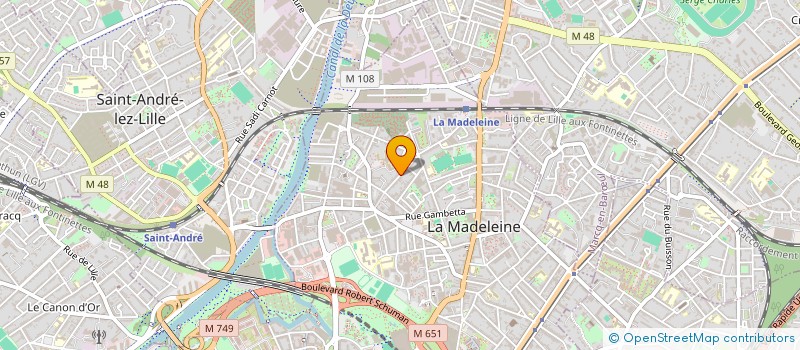 localisation de l'entreprise MONSIEUR JEAN-LUC TRACHET à LA MADELEINE