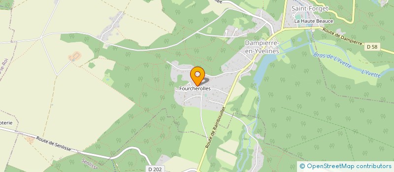 localisation de l'entreprise MONSIEUR JEAN-LUC TRAMONI  DAMPIERRE-EN-YVELINES