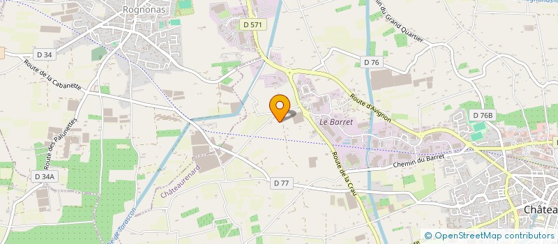 localisation de l'entreprise MONSIEUR JEAN-LUC TRON à CHATEAURENARD