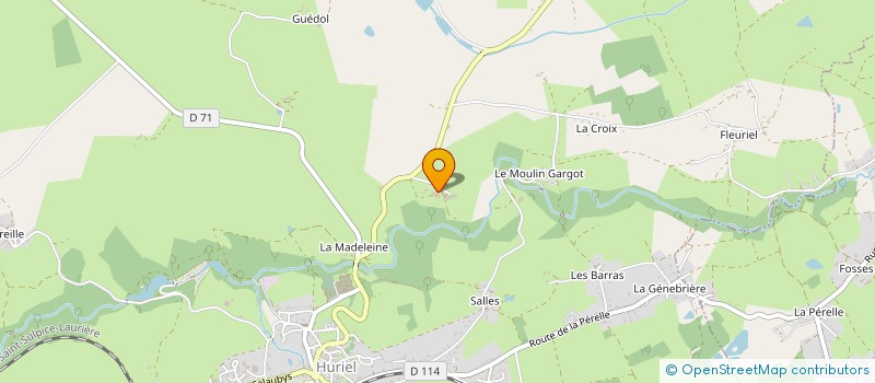 localisation de l'entreprise MONSIEUR JEAN-LUC TRONCHE à HURIEL