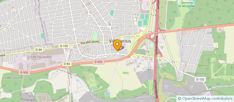 localisation de l'entreprise MONSIEUR JEAN-LUC TROUILLE  VILLEPARISIS