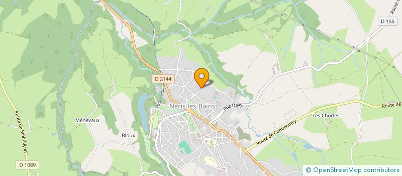 localisation de l'entreprise MONSIEUR JEAN-LUC VALDANT à NERIS-LES-BAINS
