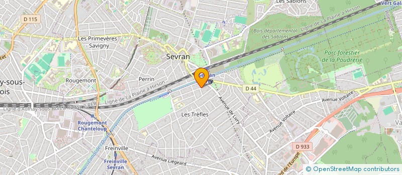 localisation de l'entreprise MONSIEUR JEAN-LUC VALLANCE à SEVRAN