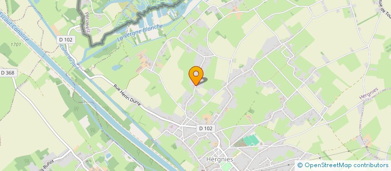 localisation de l'entreprise MONSIEUR JEAN LUC VANSNICKT à HERGNIES
