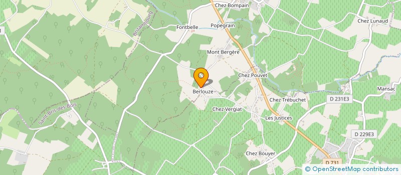 localisation de l'entreprise MONSIEUR JEAN-LUC VARANCEAU  VILLARS-LES-BOIS