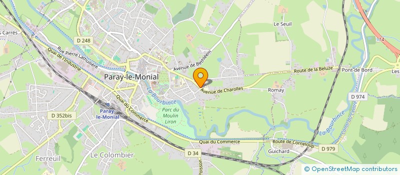 localisation de l'entreprise MONSIEUR JEAN LUC VEGA  PARAY-LE-MONIAL