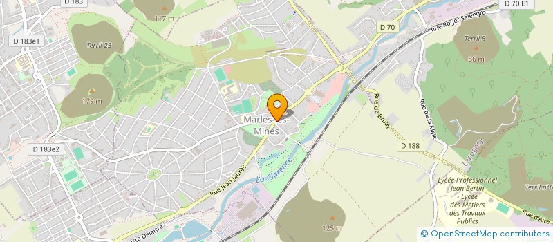 localisation de l'entreprise MONSIEUR JEAN-LUC VENDIESSE  MARLES LES MINES