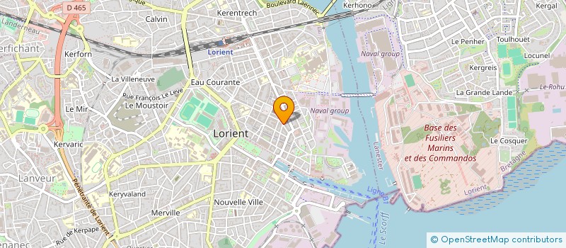 localisation de l'entreprise MONSIEUR JEAN-LUC VERDEL  LORIENT