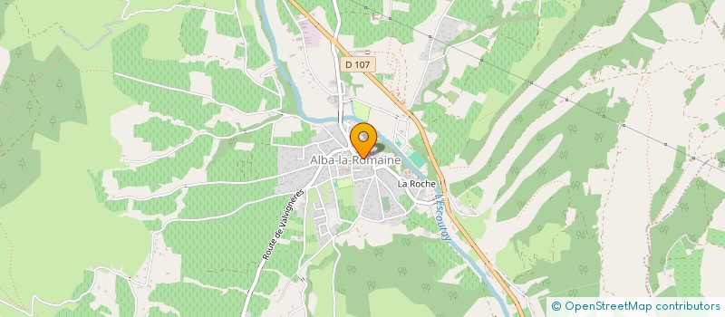 localisation de l'entreprise MONSIEUR JEAN-LUC VERNET  ALBA-LA-ROMAINE