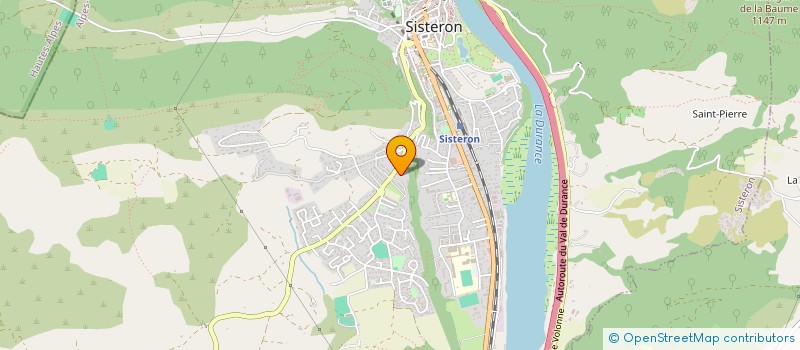localisation de l'entreprise MONSIEUR JEAN-LUC VESIAN  SISTERON