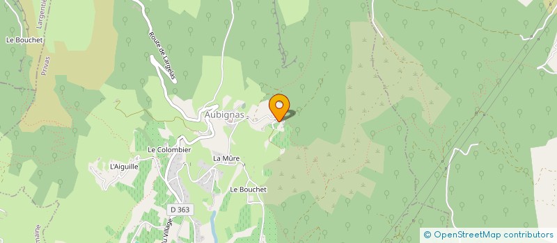 localisation de l'entreprise MONSIEUR JEAN-LUC VIALLE  AUBIGNAS