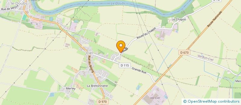 localisation de l'entreprise MONSIEUR JEAN-LUC VICENTE  CIEL