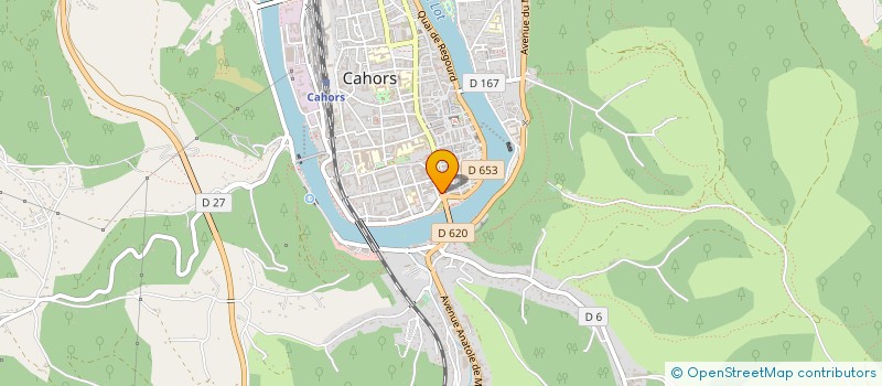 localisation de l'entreprise MONSIEUR JEAN-LUC VIDAILLAC  CAHORS