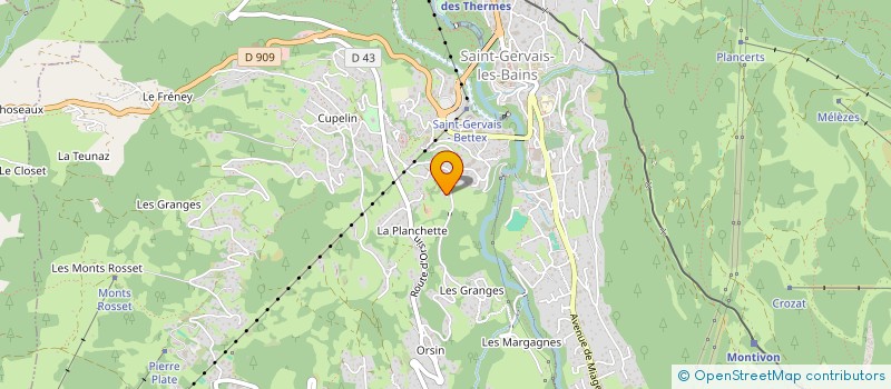 localisation de l'entreprise MONSIEUR JEAN LUC VIGLIECCA  SAINT-GERVAIS-LES-BAINS