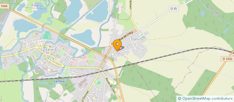 localisation de l'entreprise MONSIEUR JEAN-LUC VINCENT  DANIZY