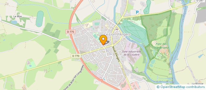 localisation de l'entreprise MONSIEUR JEAN-LUC VOITON  LONGUENEE-EN-ANJOU