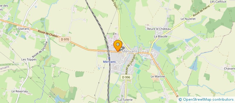 localisation de l'entreprise MONSIEUR JEAN-LUC VUILLEMIER  MERVANS