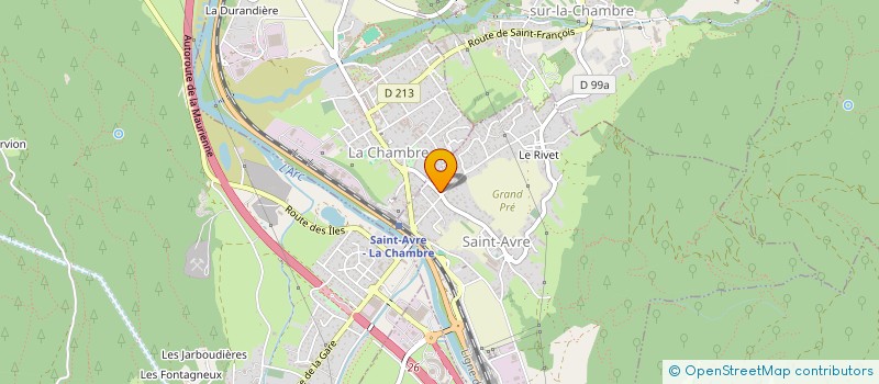 localisation de l'entreprise MONSIEUR JEAN-LUC VULLIARD  SAINT-AVRE