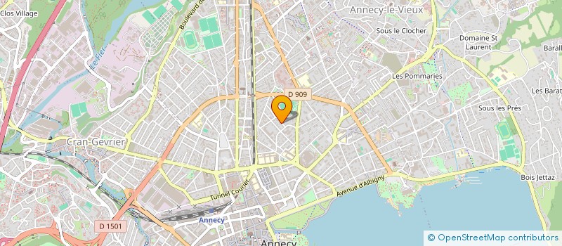 localisation de l'entreprise MONSIEUR JEAN-LUC WEBER à ANNECY