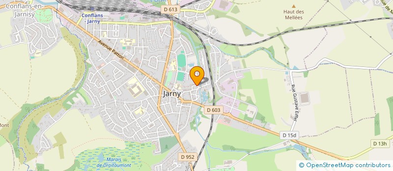 localisation de l'entreprise MONSIEUR JEAN-LUC WOIRHAYE  JARNY