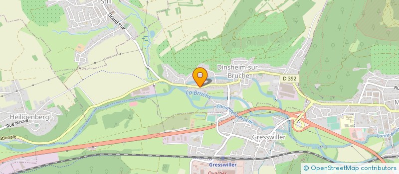 localisation de l'entreprise MONSIEUR JEAN LUC ZOPFMANN  DINSHEIM-SUR-BRUCHE