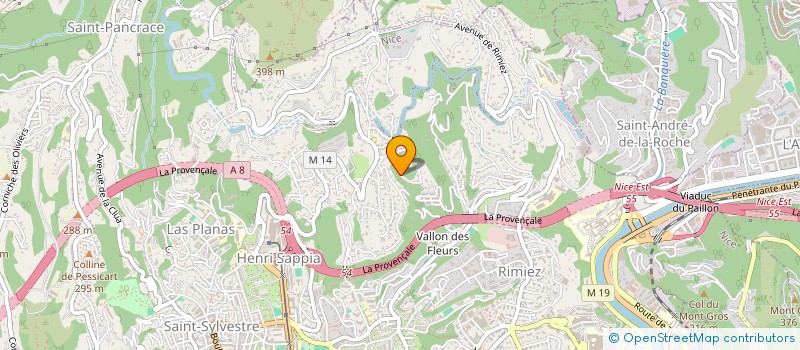 localisation de l'entreprise MONSIEUR JEAN-LUC ZUNDEL  NICE