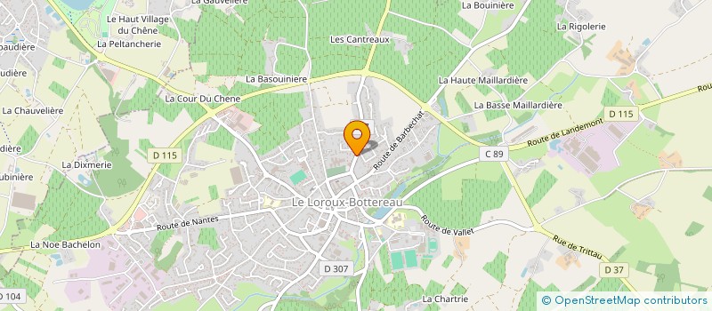 localisation de l'entreprise MONSIEUR JEAN LUCAS à LE LOROUX-BOTTEREAU