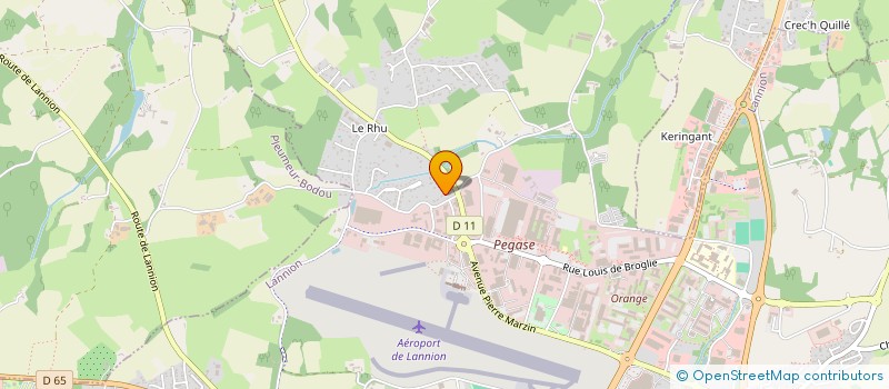 localisation de l'entreprise MONSIEUR JEAN LUCAS  LANNION