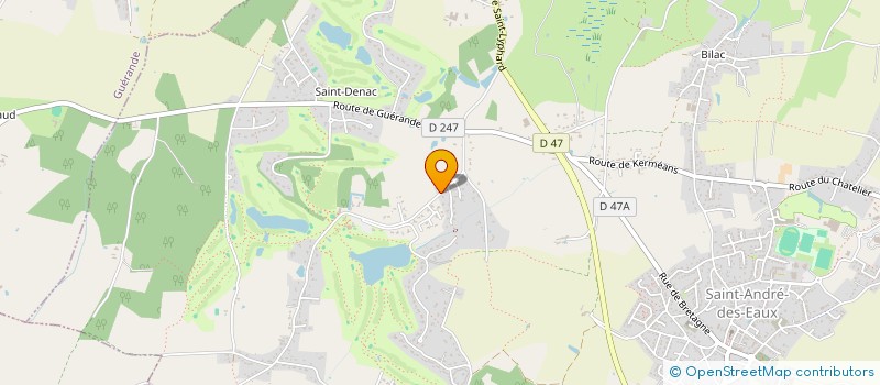 localisation de l'entreprise MONSIEUR JEAN LUCAS  SAINT-ANDRE-DES-EAUX