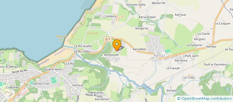 localisation de l'entreprise MONSIEUR JEAN LUCAS  KERLAZ