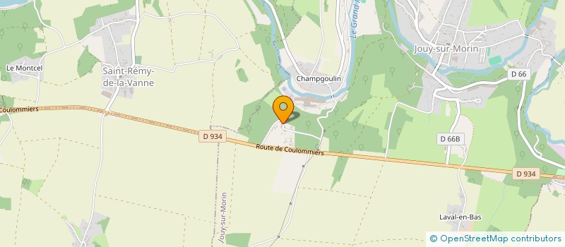 localisation de l'entreprise MONSIEUR JEAN LUCAS  JOUY-SUR-MORIN