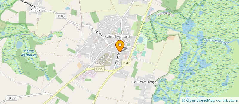 localisation de l'entreprise MONSIEUR JEAN LUCAS  LA CHAPELLE-DES-MARAIS