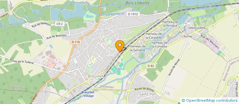 localisation de l'entreprise MONSIEUR JEAN LUCAS  BREUILLET