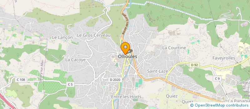 localisation de l'entreprise MONSIEUR JEAN LUCCHI à OLLIOULES