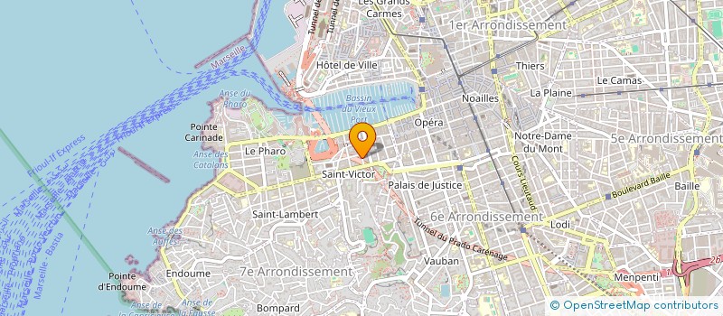 localisation de l'entreprise MONSIEUR JEAN LUCOT  MARSEILLE