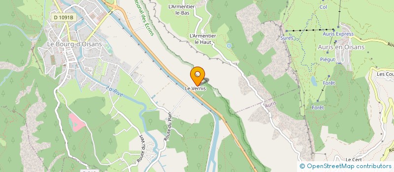 localisation de l'entreprise MONSIEUR JEAN-LUDOVIC MORGILLO  LE BOURG-D'OISANS